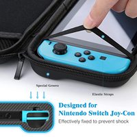 HEYSTOP Case na przełącznik Nintendo i OLED Model ochronny twardy przenośny torba podróżna Shell pokrowiec na przełącznik konsoli Nintendo 6